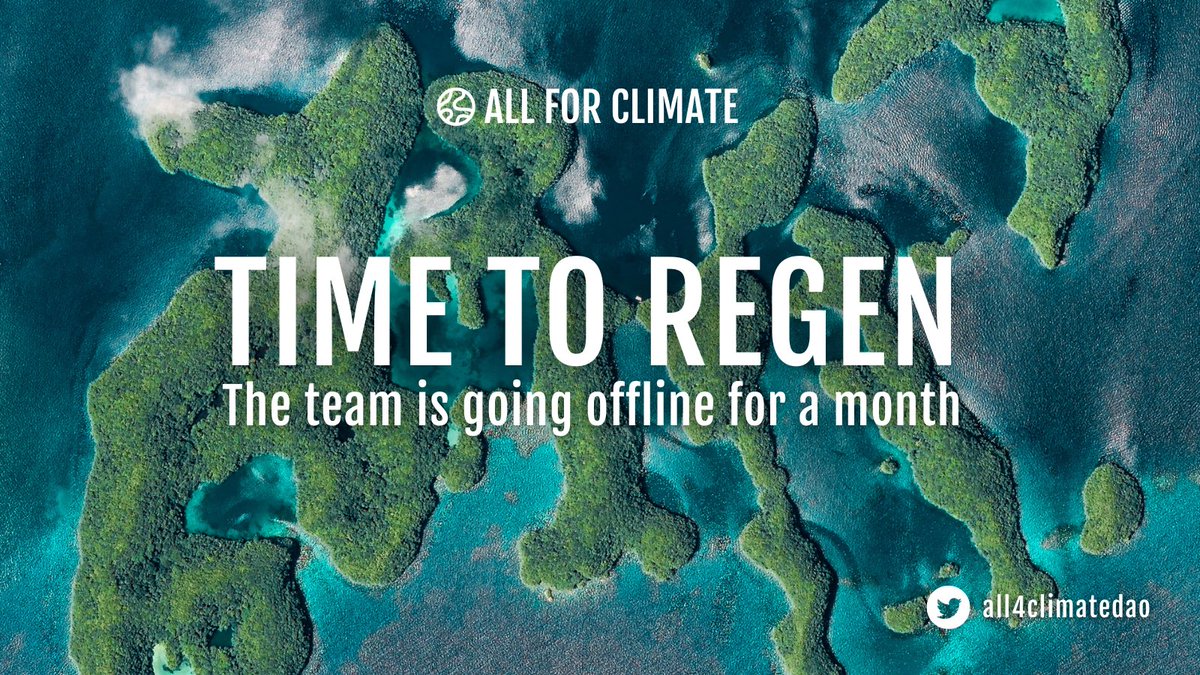 It's vacation time for the All For Climate team 🏖️🌴🌞

For the next month, we'll be taking a break to recharge and prepare for what's ahead.

Our services will be online as usual. 
Wishing you all the best from our team 💖