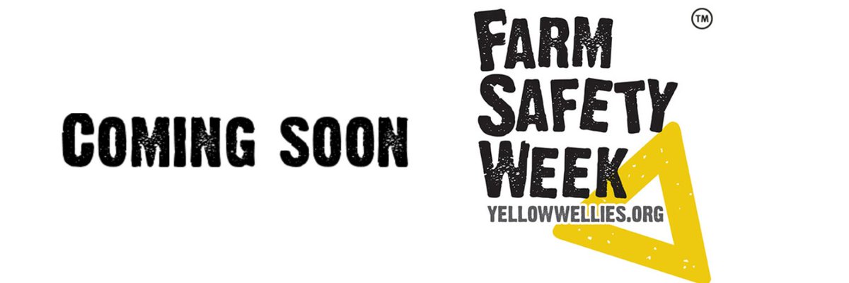 #FarmSafetyHour It's nearly #FarmSafetyWeek! Thank you as always to our friends over at @yellowwelliesuk - we can't wait to see what you have lined up! Make sure you're following them if you don't already! #CultivateChange #TogetherForSafety