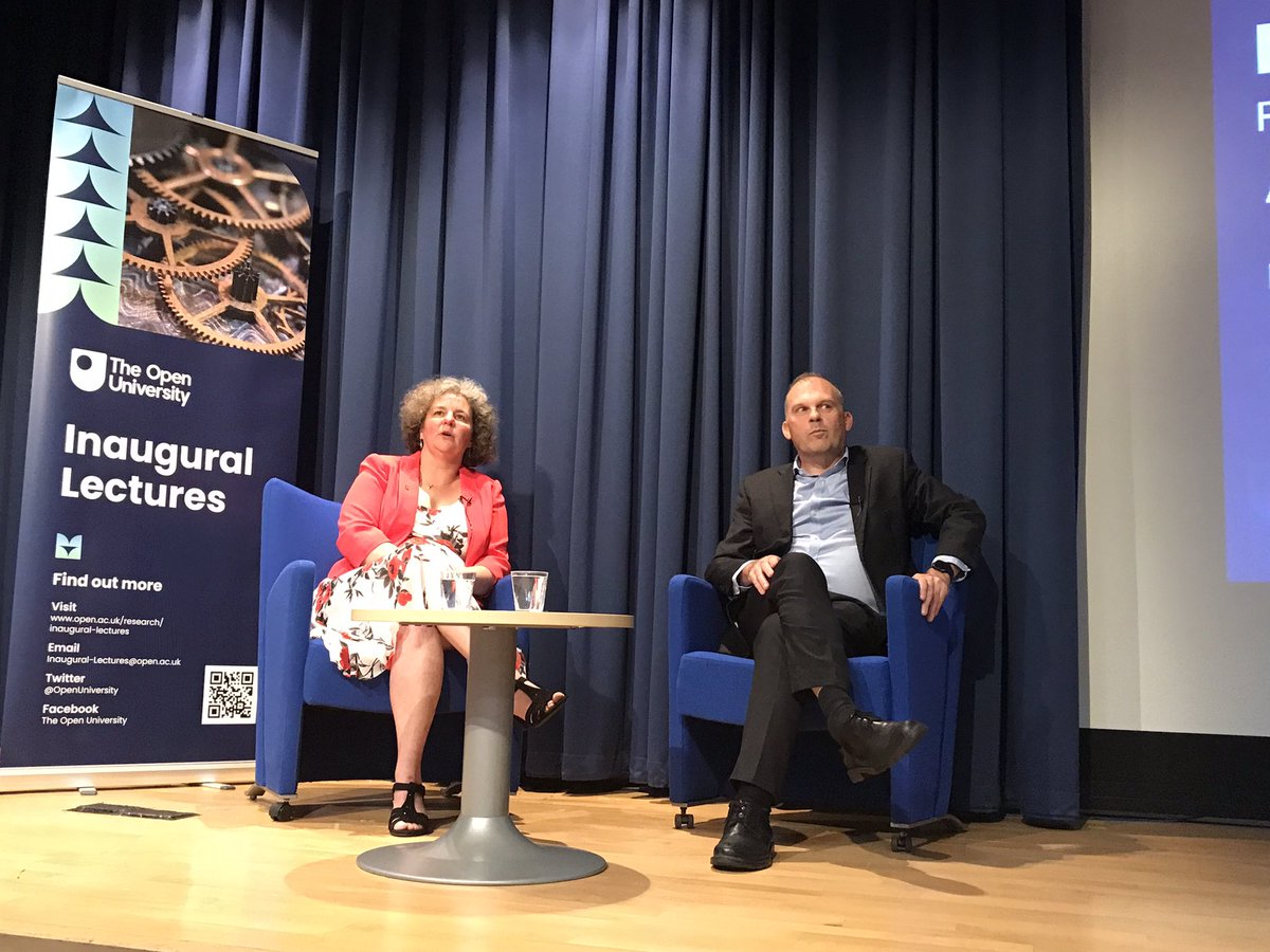 SophieBays's tweet image. Absolutely fantastic inaugural talk by @RachelHilliam at the @OpenUniversity covering ethics, dark data, #DataScience #Statistics and data literacy. Such a powerful #OUTalks