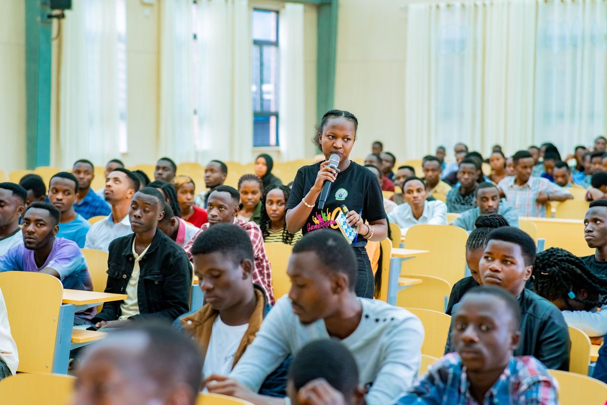 MusanzeCollege's tweet photo. Today, @IPRCMusanze received a team from @AfriYAN_Rwanda which delivered a public talk aiming to increase awareness and knowledge among youth in Rwanda on how to enhance gender equality, women's empowerment, and sexual and reproductive health and rights. https://t.co/qtotYJzgqI