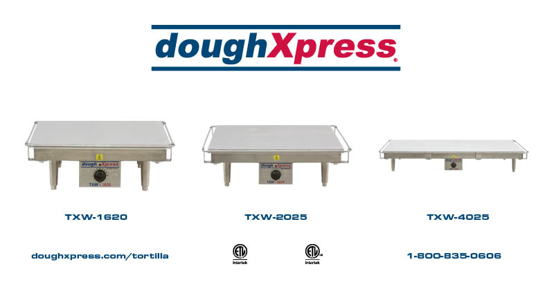 The doughXpress TXW line of tortilla warmers work alone OR coupled w/ a DXP tortilla press for all your tortilla needs. 

Innovation in automation. doughXpress is here to add value, speed, and efficiency to your restaurant business.

#kitchen #automation #doughXpress #tortillas