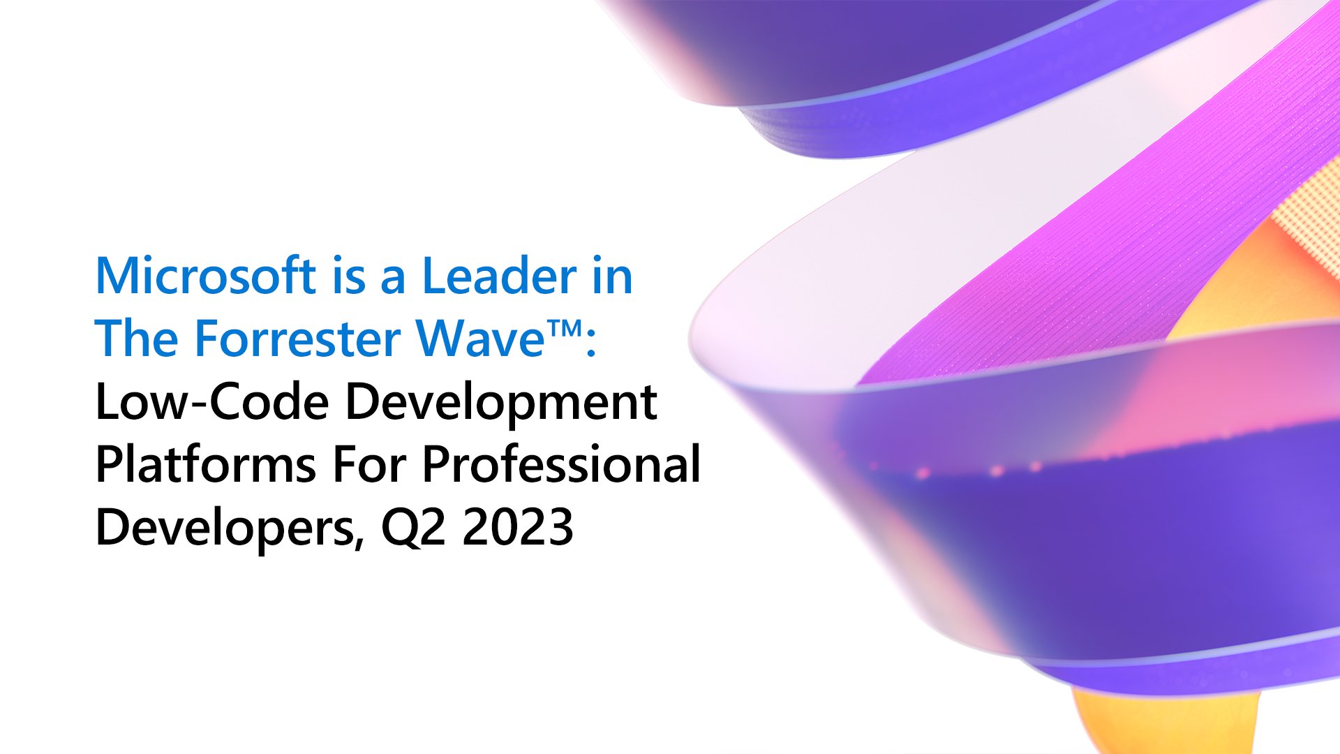 Forrester Class Microsoft Power Platform on Twitter: