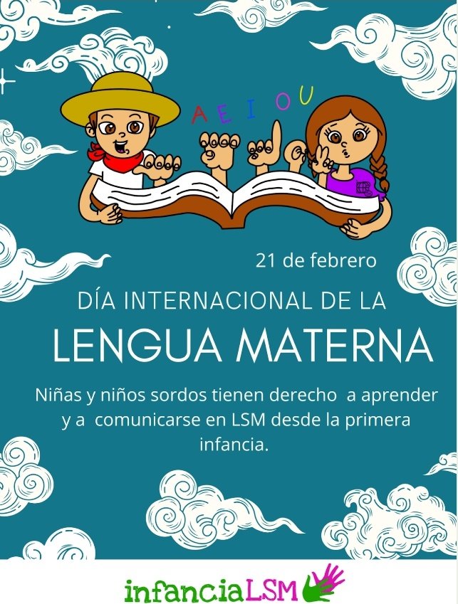 La <a href="/WFDeaf_org/">World Federation of the Deaf</a> aprobó la cartilla de los derechos de la infancia sorda y por ello te compartimos algunos de los carteles que puedes descargar en nuestra página infancialsm.com.mx