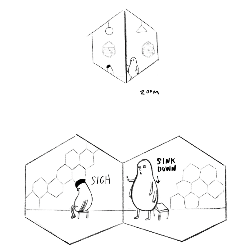 PosNegOrg's tweet photo. Storyboards allow us to have a visual sense of the story - with more or less detail, in a more initial phase or closer to a final one we create them for every project and they are incredible works of art. Have a look at the storyboard for the Learning to Thrive project. https://t.co/3Flb5Dc4nm