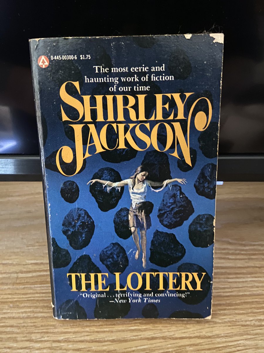 Can’t find the year of this edition. 1970s, I’m guessing? Cool cover. #shirleyjackson