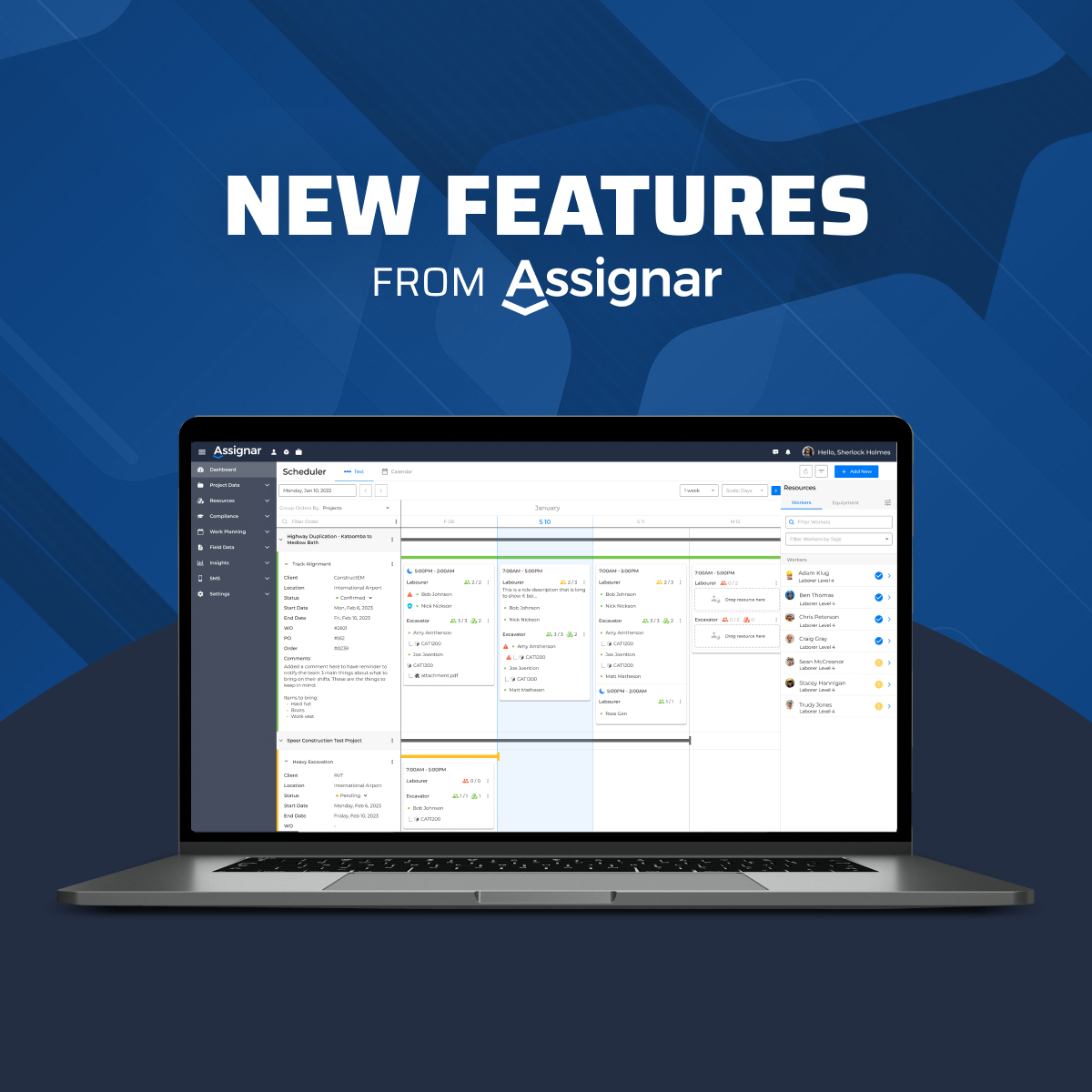 Assignar's tweet image. NEW FEATURES ALERT 🚨
In our Q2 '23 product update, Assignar users can expect a new integration with @Xero, as well as incredible enhancements to our scheduler, including:
🚀 Order Details
🚀 Resource Visibility
🚀 Pay Types in Timesheets
🚀 Data Share
 
bit.ly/3rryd1Q