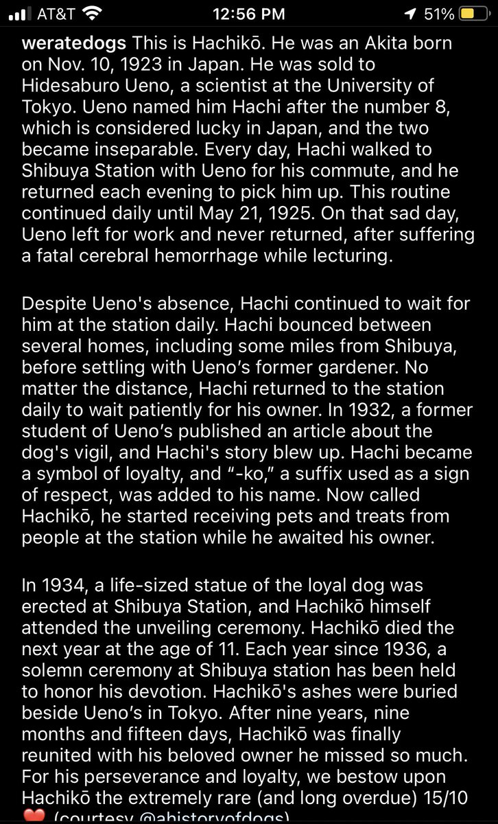 Just learned the real story of Hachi and remembered the cast of the movie wtf RICHARD GERE? Girl…. https://t.co/q0yGfwCu5d