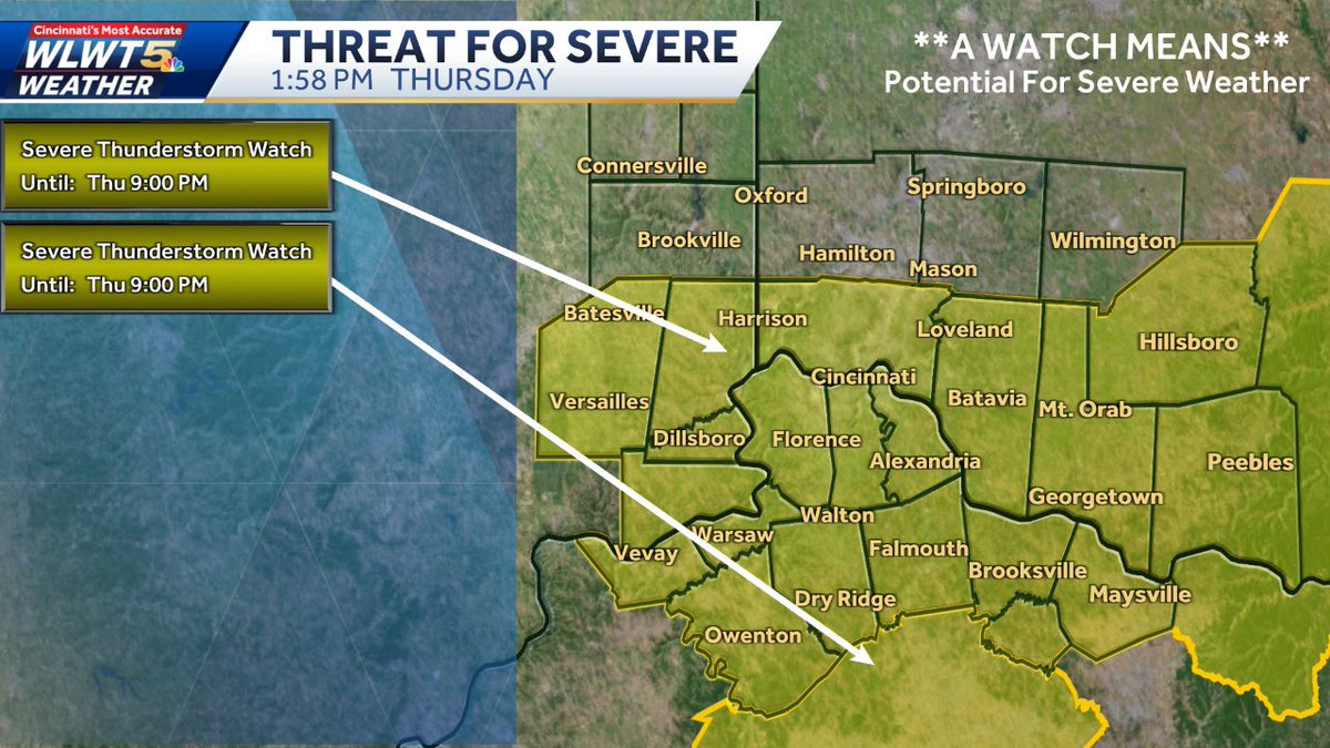 Kevin Robinson on Twitter "Severe weather is possible. Turn on WLWT