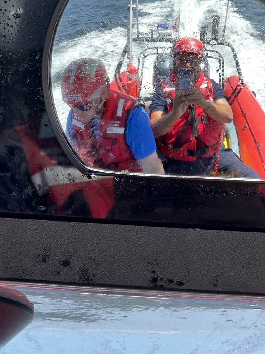 On patrol off Queensland beach