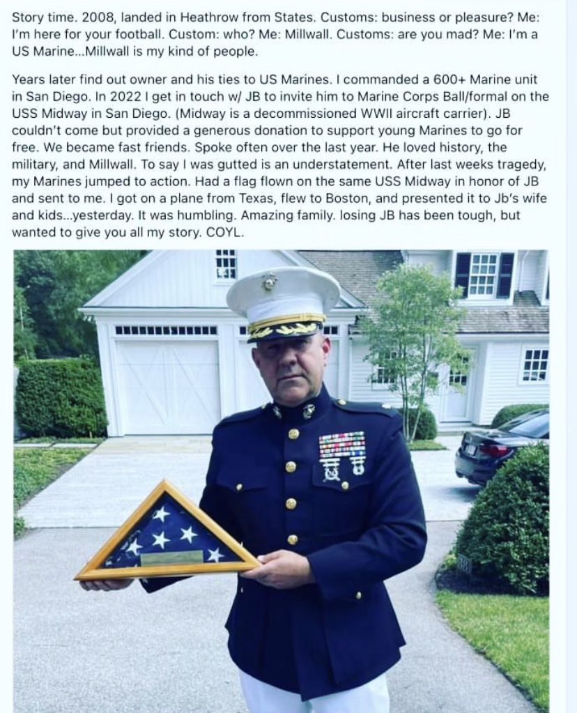 ThatMillwallPod's tweet photo. “Semper Fidelis” (“Always Faithful”) is the motto of the Corps. That Marines have lived up to this motto is proved by the fact that there has never been a mutiny, or even the thought of one, among U.S. Marines. Semper Fidelis was adopted about 1883 as the motto of the Corps.
Credit https://t.co/fFEGnjqNRs