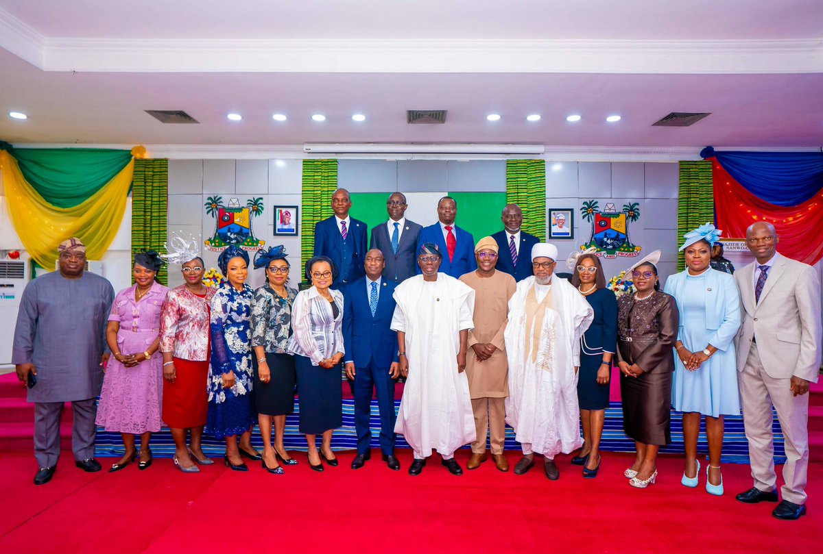 jidesanwoolu's tweet photo. I am pleased to announce the unbundling of the Lagos health sector, a crucial move to address the existing gaps and ensure improved coverage for all residents. 

By creating six primary care districts, we took a proactive step towards delivering universal health services to every resident.

The decision to establish these PHC districts was driven by our commitment to leaving no one behind and recognizing the need to reach low-income communities and provide them with adequate and quality healthcare.

To effectively manage and supervise the operations of the primary health care districts, I have appointed Permanent Secretaries. Elevating medical practitioners in the public service to the position of Permanent Secretary is a testament to their expertise and commitment. Their valuable experience will ensure that the primary care districts operate at the highest standards, delivering quality care to our residents. 

It also gives me immense pride to share that gender equality was a top priority in the appointment of permanent secretaries. With a balanced division of men and women in leadership roles, we are fostering inclusive decision-making and driving progress towards a stronger Lagos.

Our vision for a Greater Lagos Rising demands transformative reforms. The expansion of administrative districts in the health sector is aligned with our unbundling efforts across various sectors. 

Together, we will achieve comprehensive health coverage and a brighter future for all.