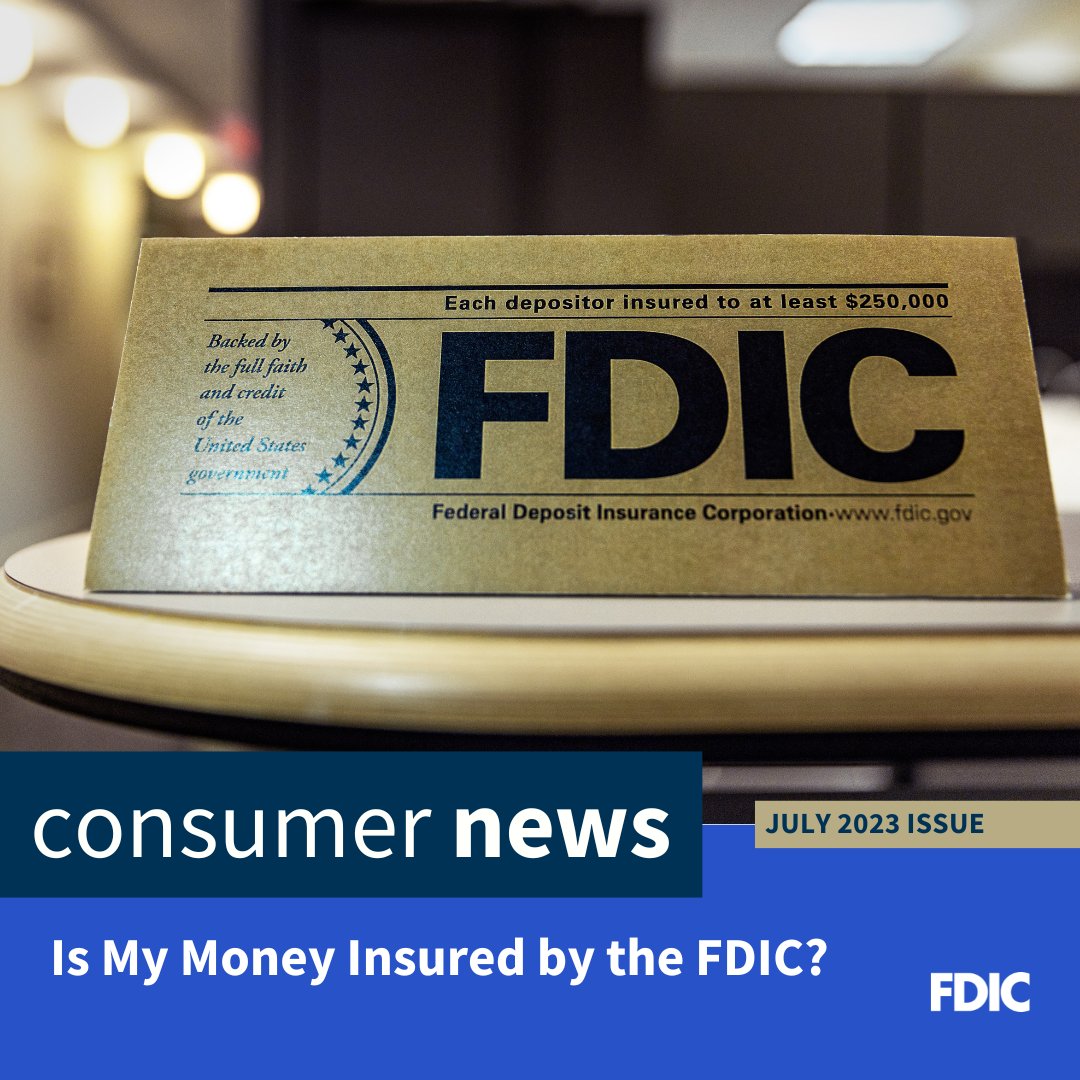 The Innovation Train on Twitter "RT FDICgov Is your money FDIC