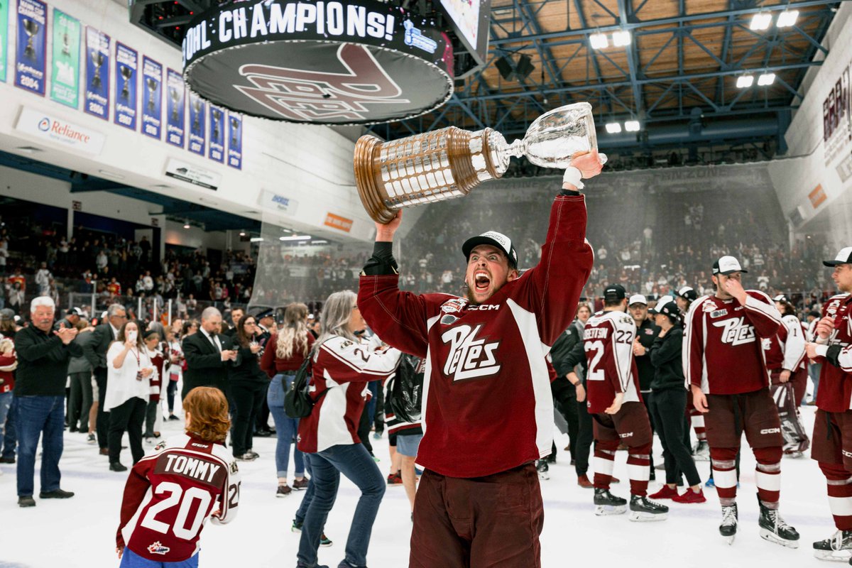 Rewinding the clock to earlier this year when we were on top of the junior hockey world. 🏆 #TBT