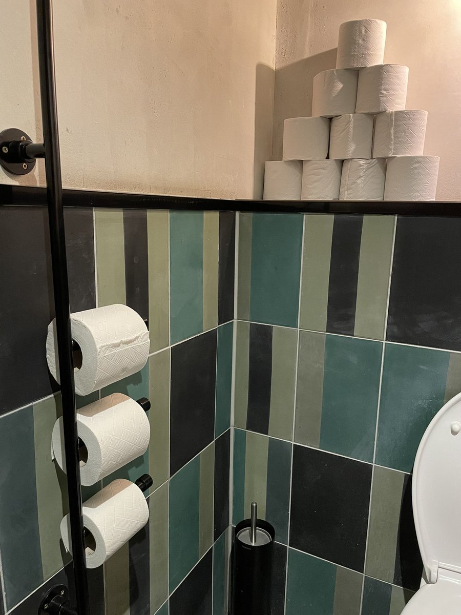 vaughantrapped's tweet photo. the everyman in glasgow sure knows how to stock a toilet for someone with a stoma - thanks @Everymancinema https://t.co/8s6Mk9veIA