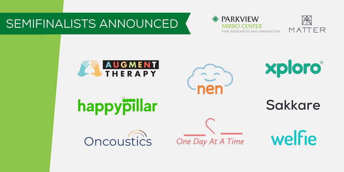 ParkviewMirro (@mirroparkview) on Twitter photo Meet our 8 amazing semi-finalists: <a href="/augment_therapy/">Augment Therapy</a>, <a href="/Happypillar_app/">happypillar</a>, nen, <a href="/xploro_health/">xploro</a>, <a href="/oncoustics/">Oncoustics Inc.</a>, Sakkare, <a href="/WELFIEdotcom/">WELFIE</a>, and One Day at a Time! Join us and <a href="/MATTERhealth/">MATTER</a> virtually on Aug 16th for the #HealthyKidsHealthyFuture Competition: bit.ly/44kdfAw Meet our 8 amazing semi-finalists: <a href="/augment_therapy/">Augment Therapy</a>, <a href="/Happypillar_app/">happypillar</a>, nen, <a href="/xploro_health/">xploro</a>, <a href="/oncoustics/">Oncoustics Inc.</a>, Sakkare, <a href="/WELFIEdotcom/">WELFIE</a>, and One Day at a Time! Join us and <a href="/MATTERhealth/">MATTER</a> virtually on Aug 16th for the #HealthyKidsHealthyFuture Competition: bit.ly/44kdfAw
