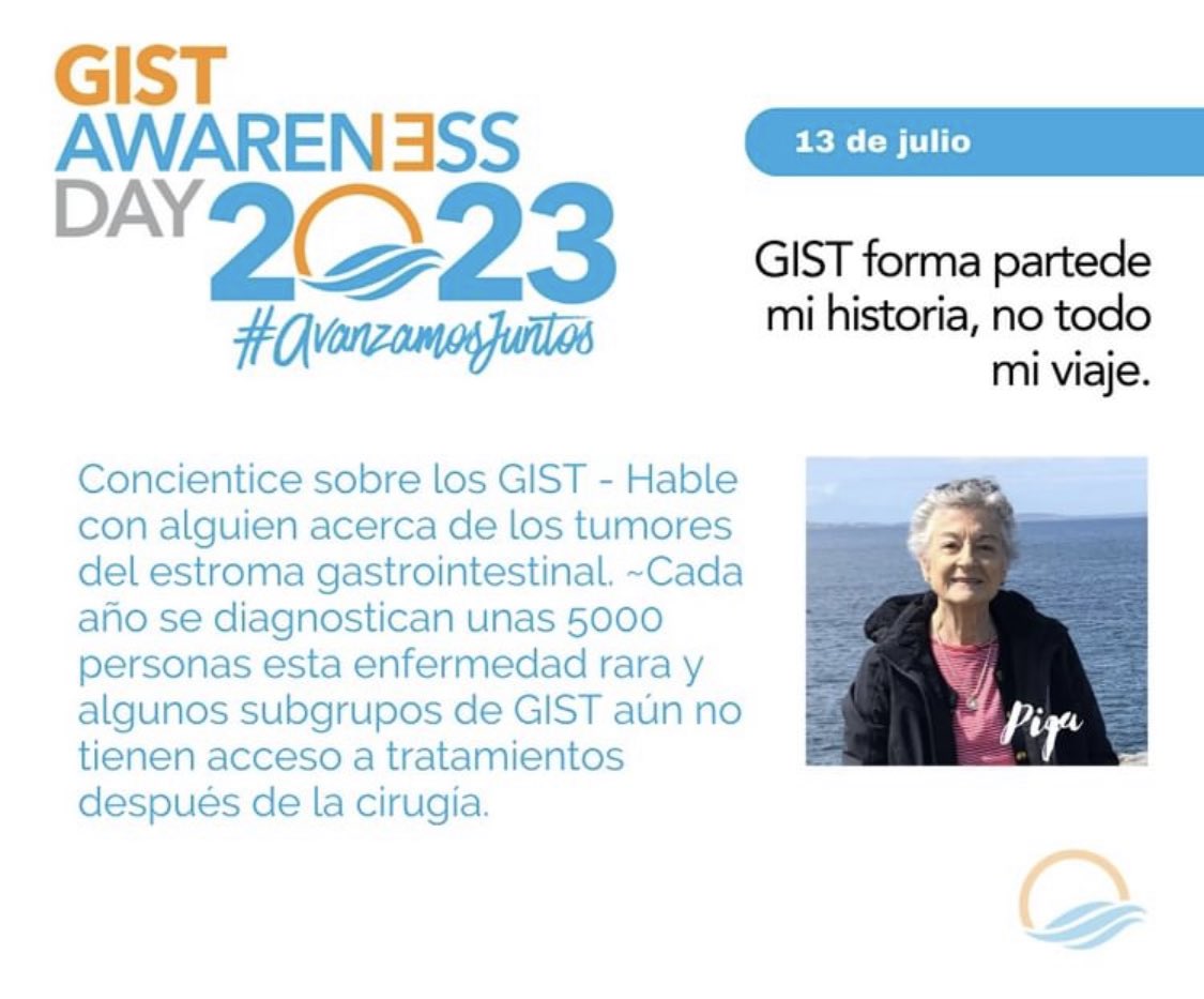 GistChile's tweet photo. GIST chile es parte de la campaña mundial que conmemora el dia internacional de la concientizacion del GIST, compartimos el apoyo de nuestra presidenta a la la campaña GAD 2023 de
#theliferaftgroup https://t.co/7XcdYi4auH