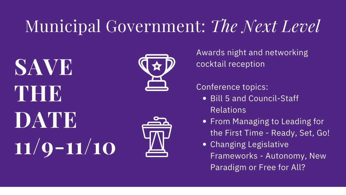 Local Government Program Alumni Society (@localgovalumni) on Twitter photo π¨ SAVE THE DATE π¨ The 30th Annual Local Government Conference is happening in London on November 9 & 10. Co-chaired by @tremblaynavan & <a href="/j_hinnah/">Francis J Hinnah, MPA</a>, this year brings a new format & all the hottest #localgov topics. Block your calendar off now & stay tuned for registration details π¨ SAVE THE DATE π¨ The 30th Annual Local Government Conference is happening in London on November 9 & 10. Co-chaired by @tremblaynavan & <a href="/j_hinnah/">Francis J Hinnah, MPA</a>, this year brings a new format & all the hottest #localgov topics. Block your calendar off now & stay tuned for registration details