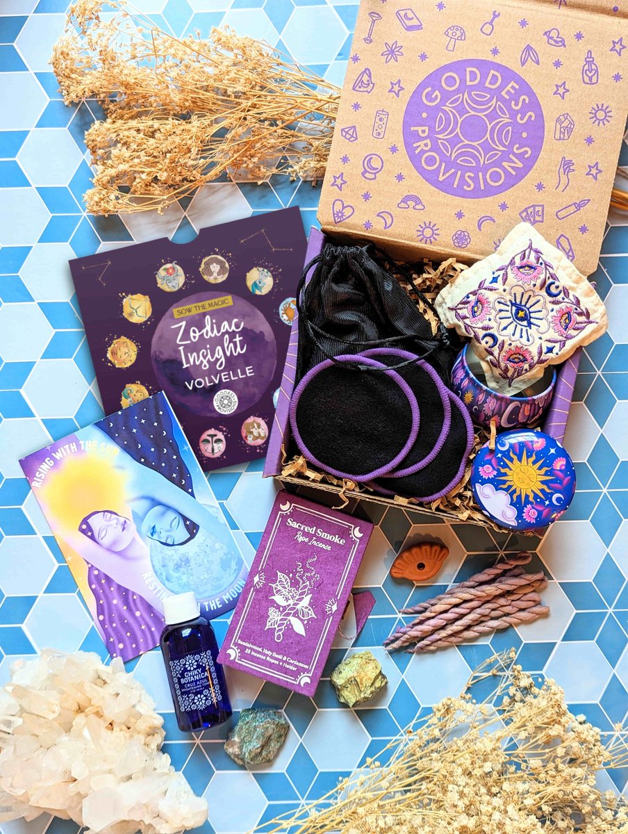 goddessbox's tweet photo. ⏳FINAL HOURS ⏳
Subscribe before 6:30 PM EDT tonight to receive our July Morning &amp; Evening Rituals Box!

To join the Goddess Circle and start unboxing monthly magic with us, follow the link in our bio!
#subscriptionservice #witchesofinsta #babywitch #morningritual https://t.co/fHUfHTGrW8