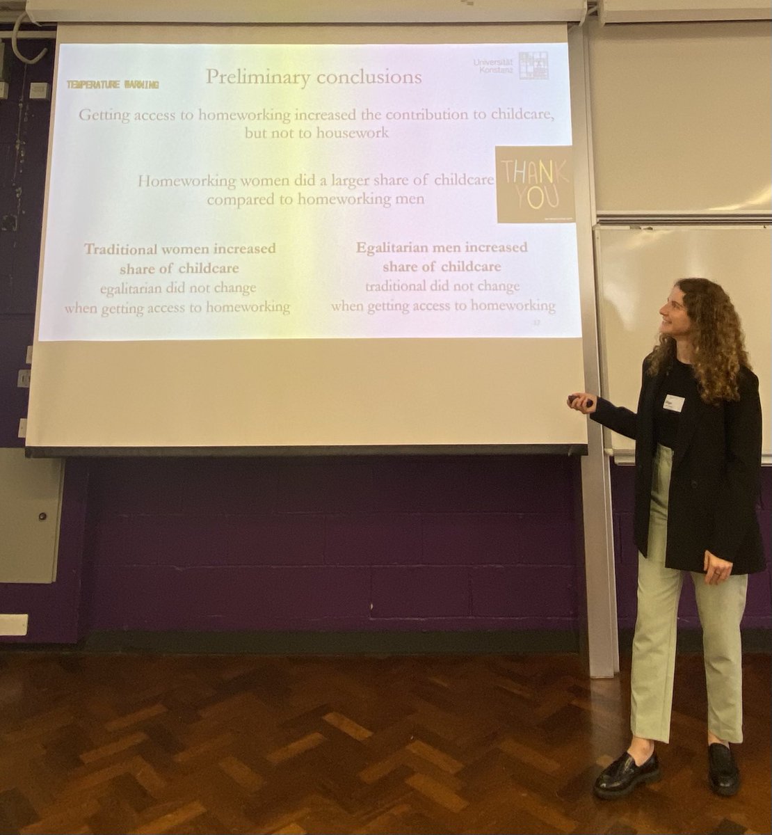 Olga Leshchenko (@olgaleshchenkoo) on Twitter photo Presented my article (w/ <a href="/HeejungChung/">Prof. Heejung Chung</a> ) at the UKHLS conference at Essex <a href="/usociety/">Understanding Society</a> 🇬🇧 on how individual gender role attitudes moderate the relationship between homeworking and division of domestic work in Germany Presented my article (w/ <a href="/HeejungChung/">Prof. Heejung Chung</a> ) at the UKHLS conference at Essex <a href="/usociety/">Understanding Society</a> 🇬🇧 on how individual gender role attitudes moderate the relationship between homeworking and division of domestic work in Germany