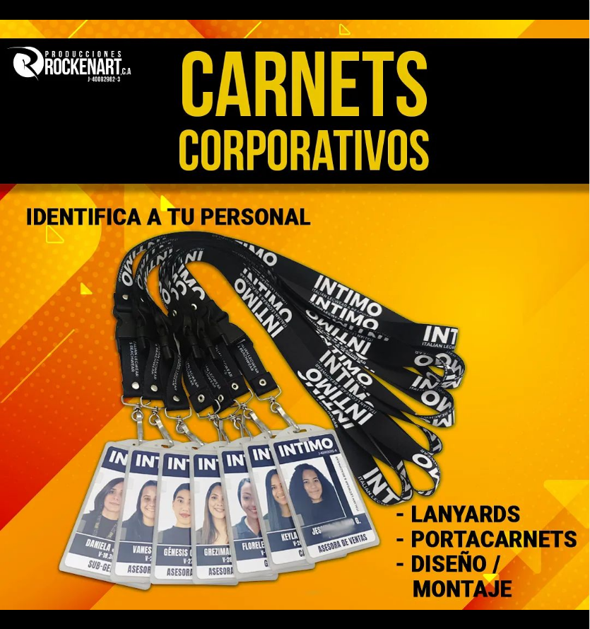 CARNETS CORPORATIVOS
Dale formalidad a tu empresa o negocio.

☑️ Impresión en PVC a 1 o 2 caras
☑️ Colegios
☑️ Instituciones
Contáctanos!!! 📞0212-7140210
📲WhatsApp:0212-2860452
#carnets #carnetscorporativos
#credencialescorporativas
#credencialesparaempresas
#diseñoeimpresion