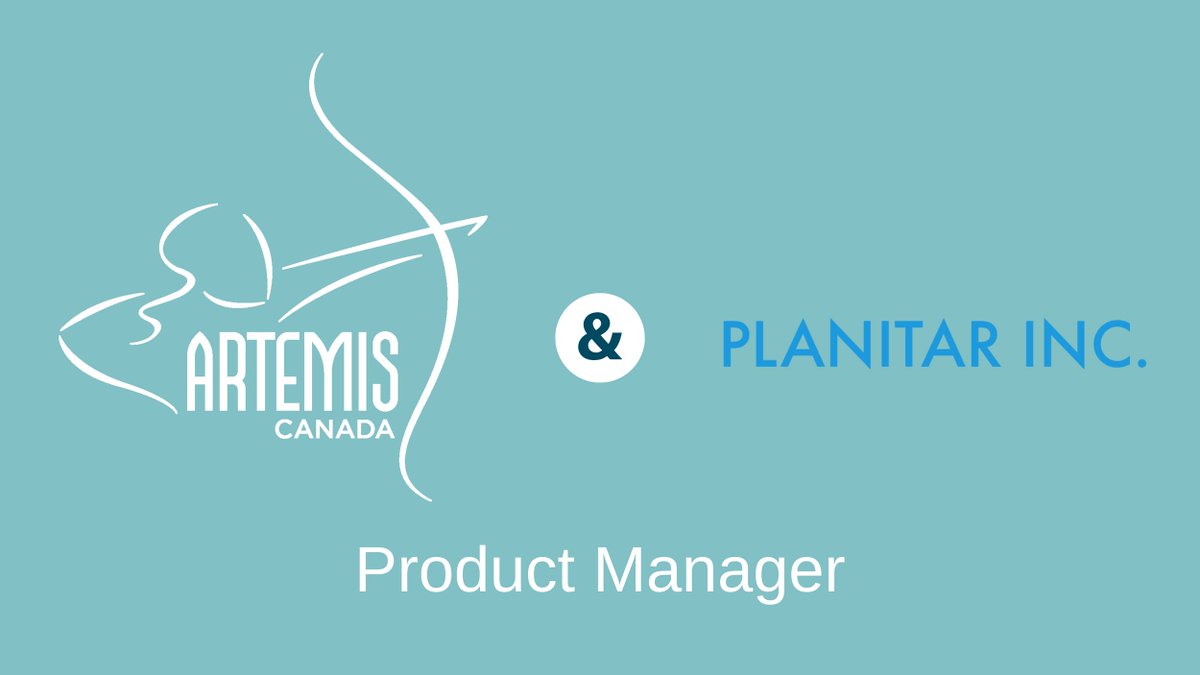 Artemis Canada (@artemis_canada) on Twitter photo New Opportunity! We're helping Planitar with their search for a Product Manager to lead their cloud services. To learn more click on the link below! 
buff.ly/3pLegCD New Opportunity! We're helping Planitar with their search for a Product Manager to lead their cloud services. To learn more click on the link below! 
buff.ly/3pLegCD