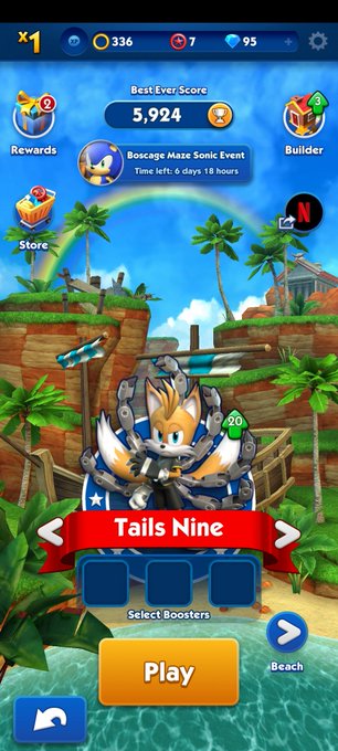 Sonic Dash - All Sonic Prime Characters Unlocked Update - Boscage
