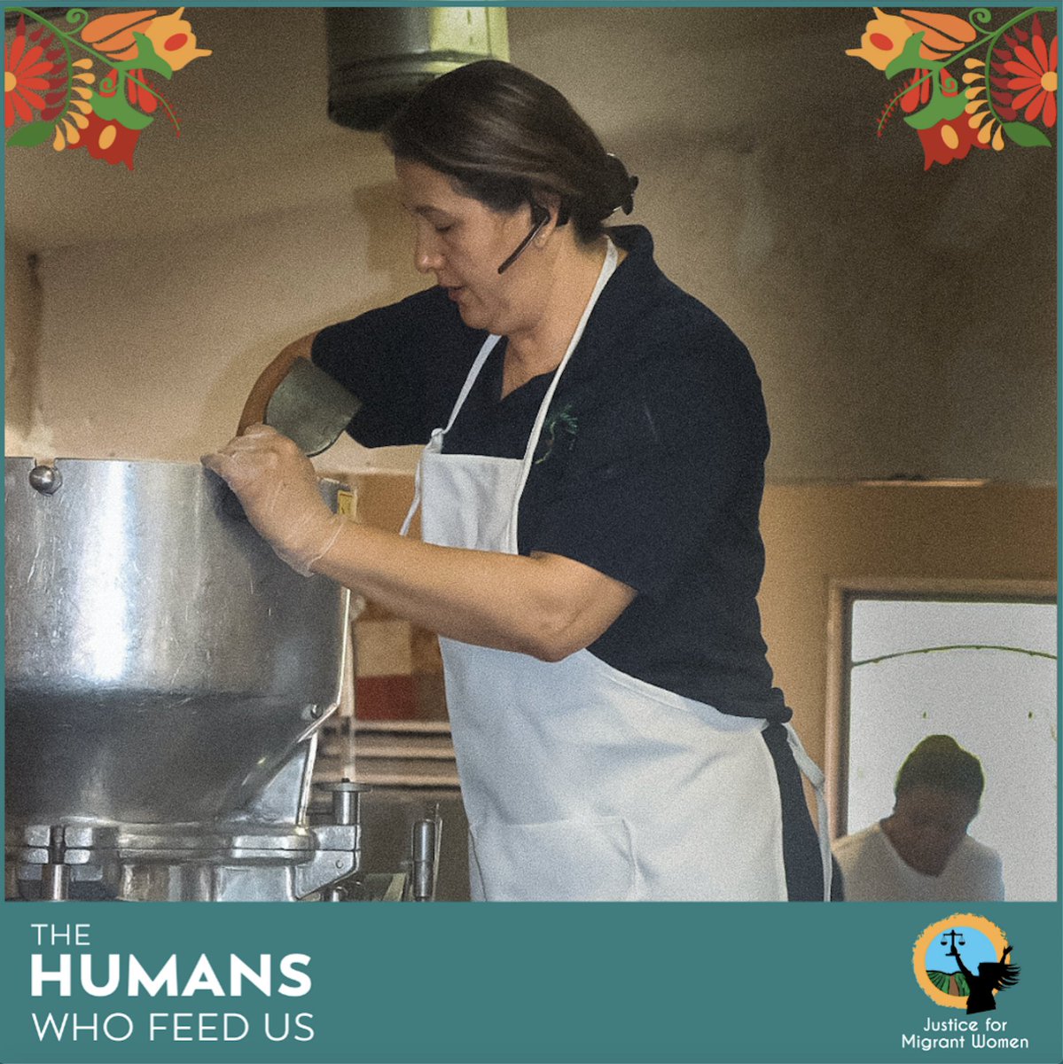 mujerxsrising's tweet photo. My name is Mirna, and I am from Chihuahua, MX. My first job when I arrived in the US was cleaning homes and later hotels. My husband & brother-in-law opened their own tortilla business. Since 2016, my sister-in-law & I have been the ones in charge of running it. #HumansWhoFeedUS https://t.co/HJnZe1XHWp