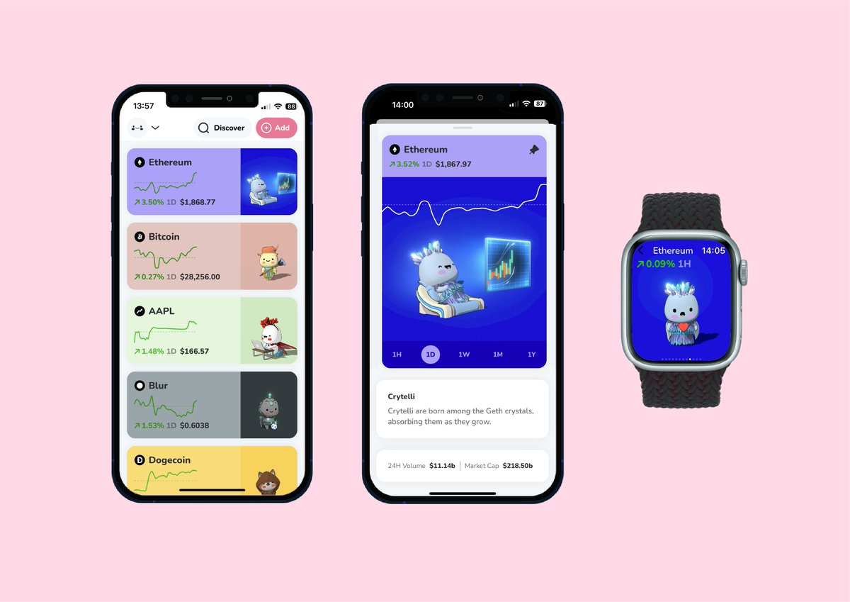Dive into the world of Fini on your iOS device: iPhone or Apple Watch!

Track favorite coins, stocks, and limited NFT collection floors in the app or via home screen widgets.

Usable by all Fini, <a href="/miladymaker/">Milady Maker!! 💫</a>, <a href="/mathcastles/">Mathcastles</a>, <a href="/wagdie_eth/">𝔚𝔢 𝔞𝔯𝔢 𝔄𝔩𝔩 𝔊𝔬𝔦𝔫𝔤 𝔱𝔬 𝔇𝔦𝔢</a> owners, and those with a special code💕🧃