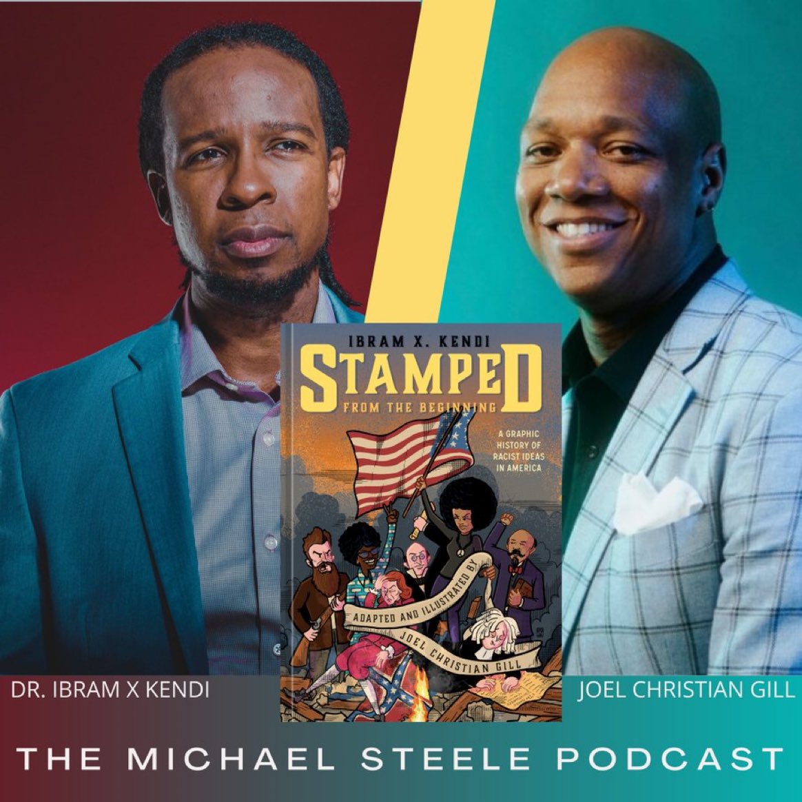Telling the story of race and and the evolution of racist ideology intelligently, honestly and with humor is the secret sauce of the new graphic novel “Stamped From The Beginning” by author Dr. Ibram X. Kendi @DrIbram and illustrator Joel Christian Gill. pod.fo/e/18bfd1