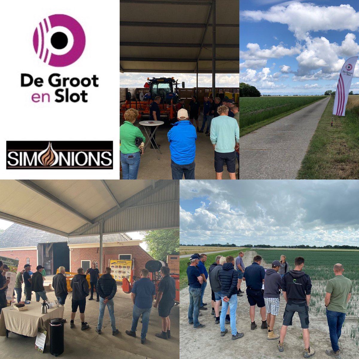 Bedankt voor jullie komst in het mooie Grunn! Leuke en interessante #uien middag met goede opkomst georganiseerd bij Barendregt in Kommerzijl. Met <a href="/DelphyNL/">DelphyNL</a> voor teelt, <a href="/Pommeq_nl/">Pommeq</a> voor mechanisatie, Simonions voor afzet en <a href="/DeGrootenSlot/">De Groot en Slot</a> met rassendemo.
