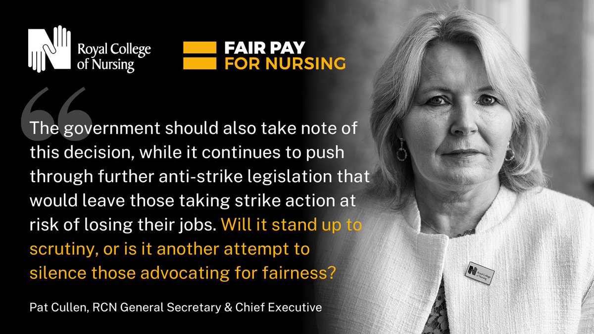 The High Court has ruled govt regulations allowing agency staff to cover for striking workers are unlawful. 

We welcome the decision to remove this encroachment on the freedom to strike but there's more anti strike legislation coming. Read more: bit.ly/3SCFFRf