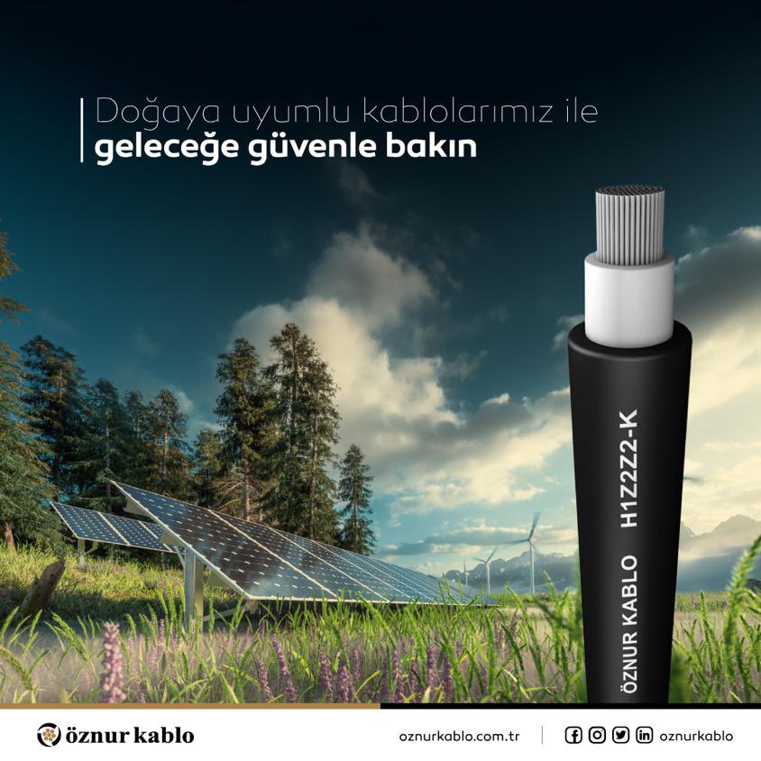 oznurkablo's tweet photo. Doğaya uyumlu kablolarımız ile geleceğe güvenle bakın. 

#öznurkablo #kablo #enerji #elektrik #alçakgerilim #ortagerilim #flamcor #elektriktesisatı #elektrikproje #solarkablo https://t.co/YxYx20Us6O