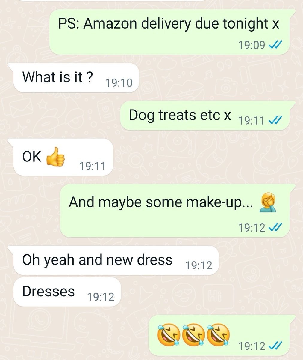 theemmabritton's tweet photo. I'm out tonight & this is the WhatsApp conversation with #MyJohn... https://t.co/OIiYR4yGkq