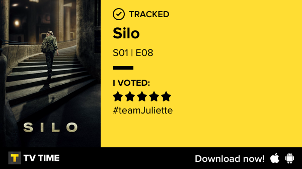 Clemien's tweet photo. I've just watched episode S01 | E08 of Silo! #wool  https://t.co/lf6DcqYLx3 #tvtime https://t.co/tW4vLpjBr3