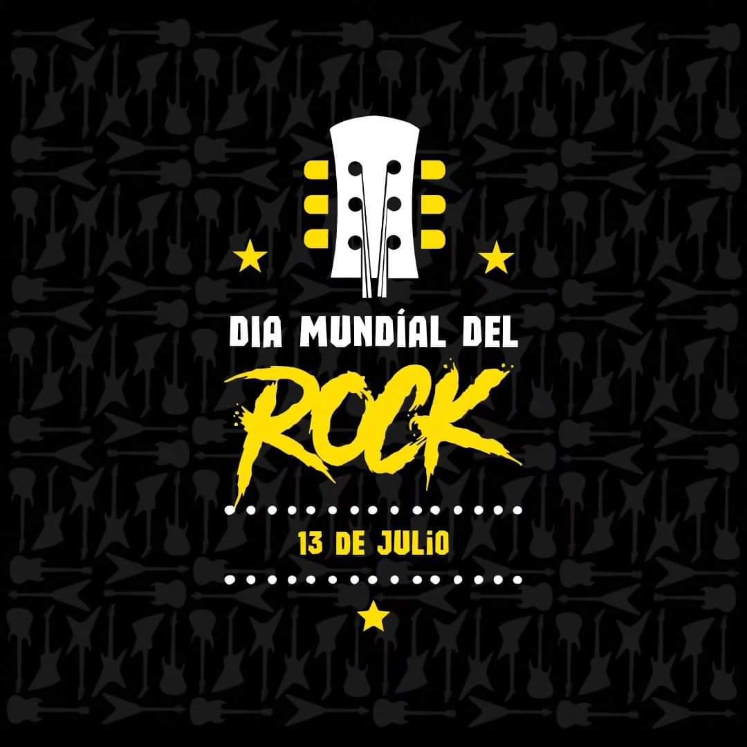 𝟭𝟯 𝗱𝗲 𝗝𝘂𝗹𝗶𝗼 : 𝗗í𝗮 𝗠𝘂𝗻𝗱𝗶𝗮𝗹 𝗱𝗲𝗹 𝗥𝗼𝗰𝗸 🤘🏼