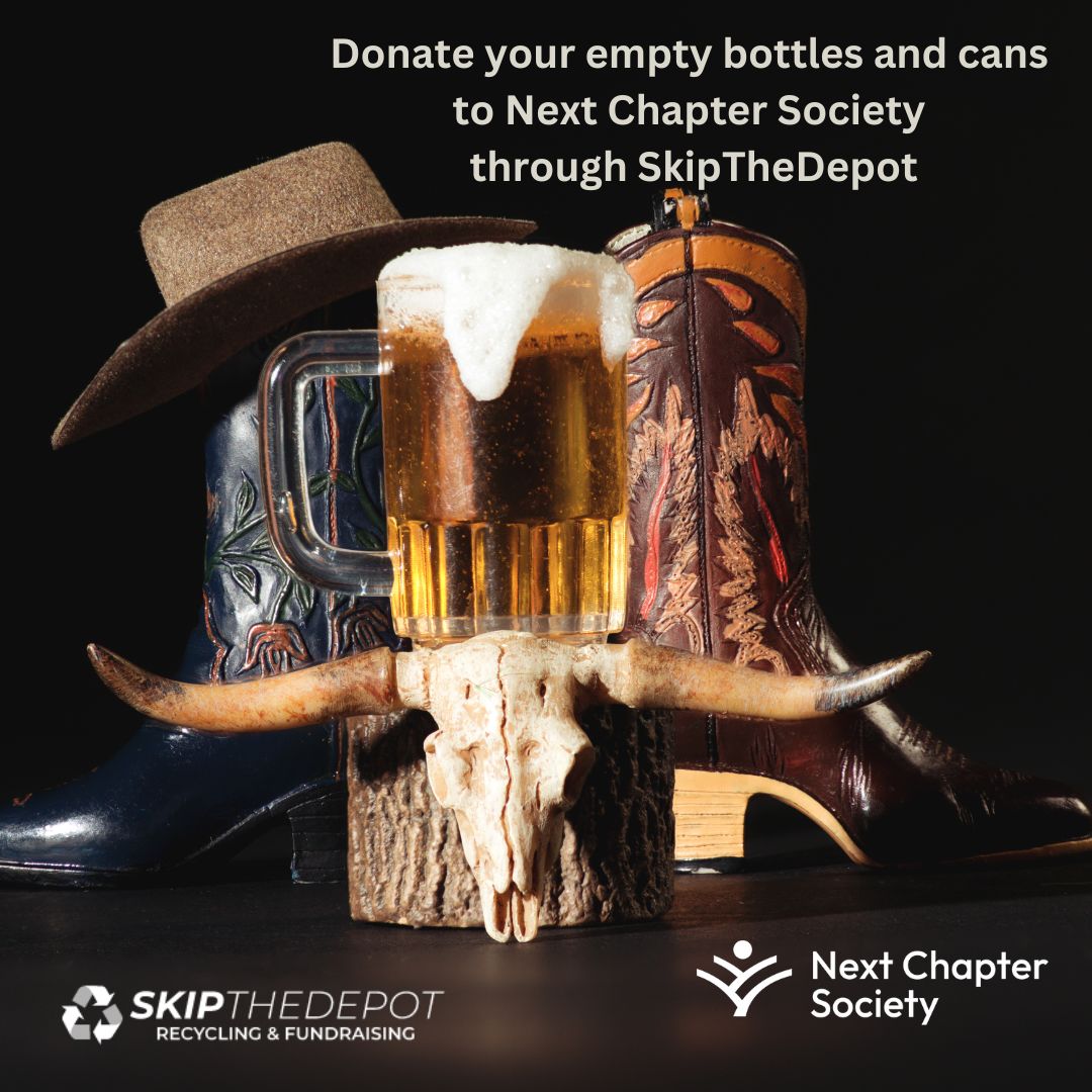 NextChapterAB's tweet photo. As you participate in the Stampede spirit, don't forget to recylce your bottles &amp; cans through SkipTheDepot Booking Link - https://t.co/tChR9wO3IU

#CalgaryStampede #SkipTheDepot #recycling #yyc #calgary #bottledrive #NextChapterSociety #families #divorcesupport #griefsupport https://t.co/eELg3SNjRf