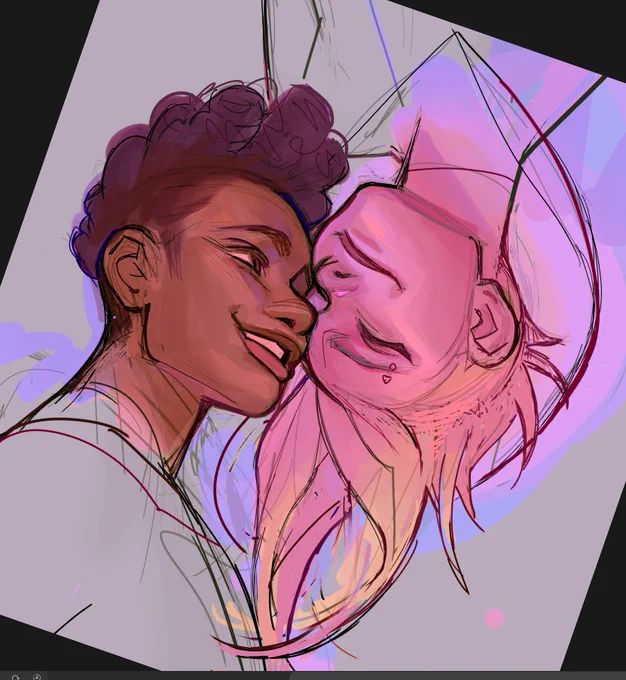 "I missed you too, bud." #AcrossTheSpiderVerse #ATSV #SpiderVerse #Spiderversefanart #GwenStacy #Miles