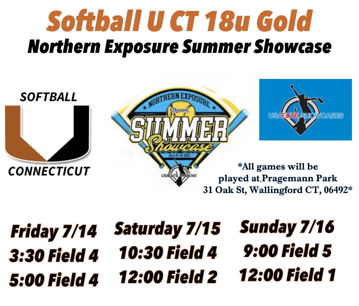 Can’t wait to play in the Northern Exposure Summer Showcase with my team this weekend!!! <a href="/SoftballUCT18u/">Softball U CT 18U Stratton</a>