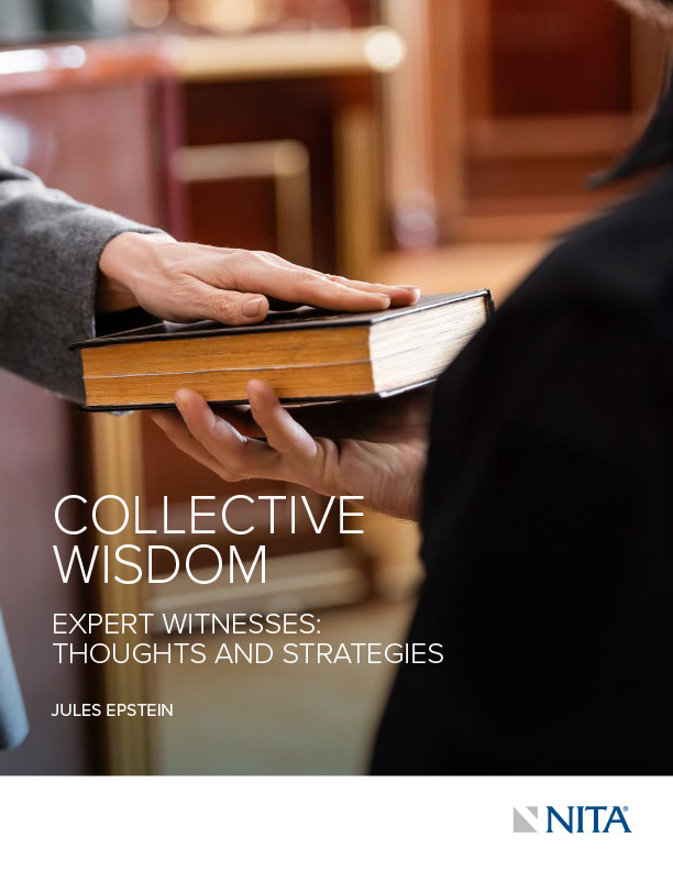Experts. One might say that lawyers “can’t live with them and can’t live without them.” Experts are often key (or deemed key) to an effective trial strategy. This collection looks at the advocacy aspects of presenting and challenging expert testimony.ow.ly/jgWv50PaScS