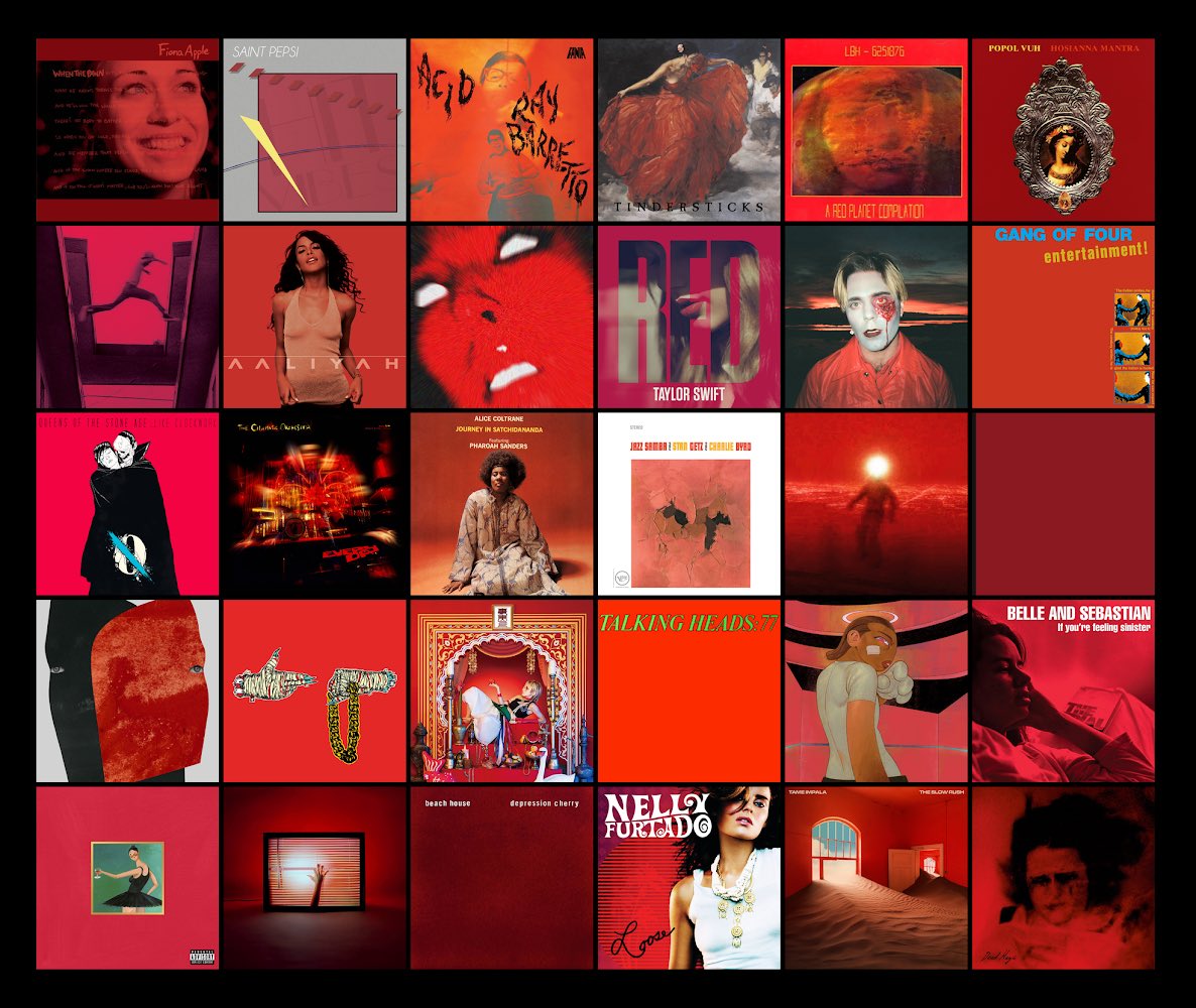 Ryan on Twitter "Best red album here?"