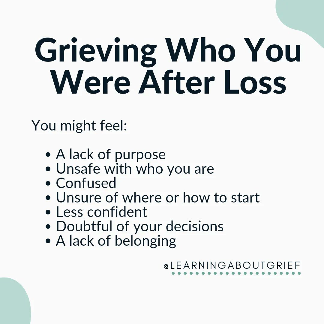 We grieve them but we grieve us too.