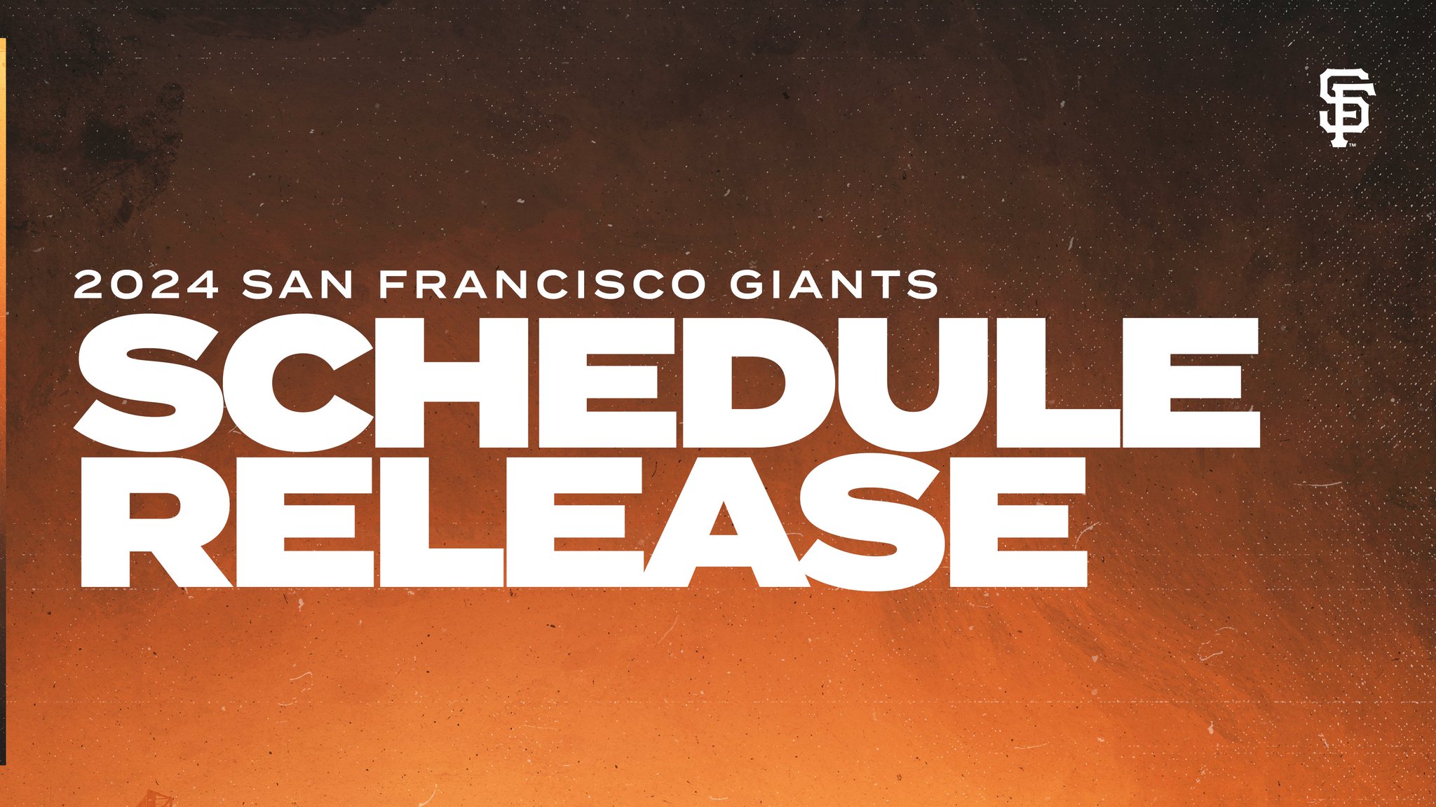 SFGiants on Twitter: "We present the #SFGiants 2024 schedule 🗓️ https