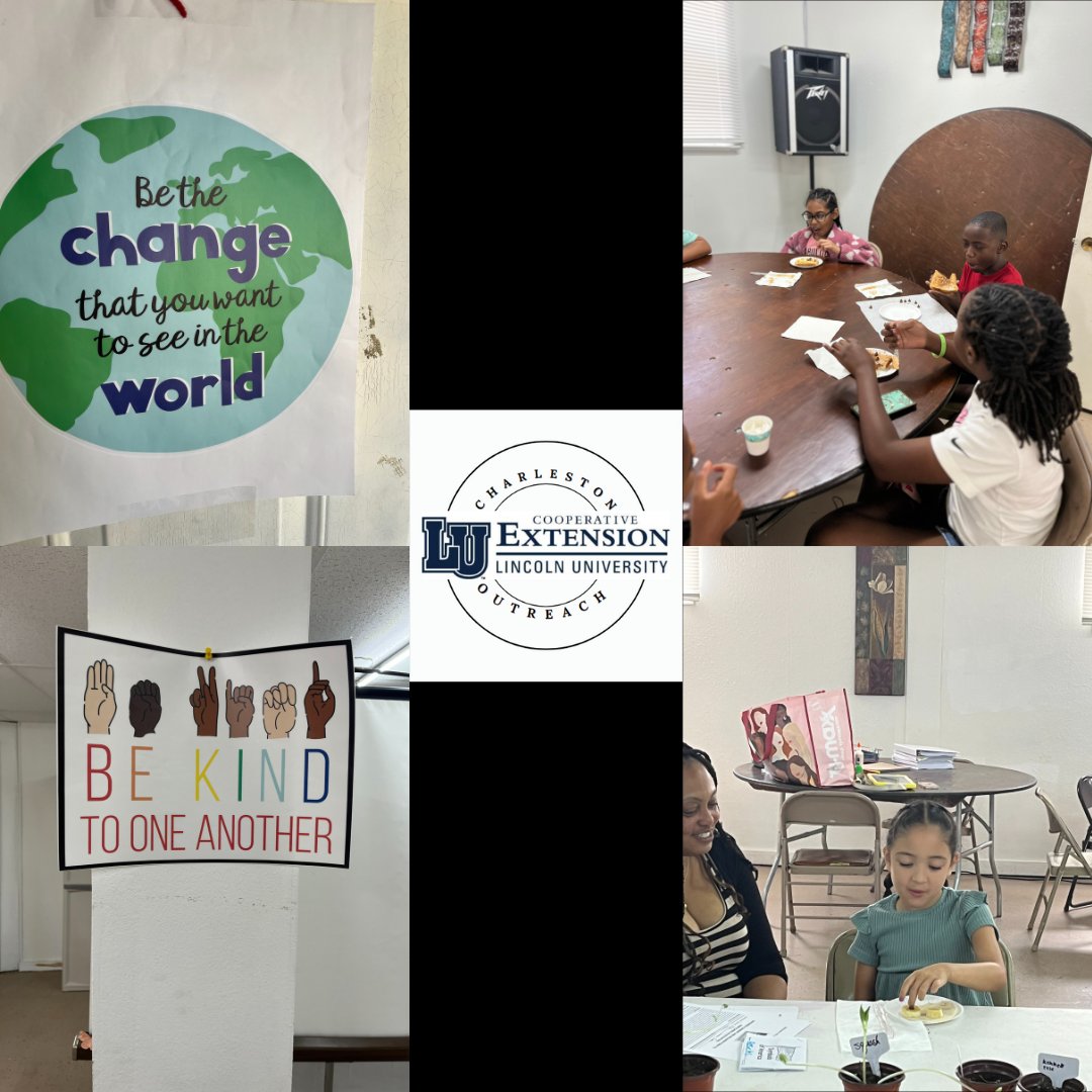 CharlestonLUCE's tweet photo. Bridging The Gap Summer Institute 2023 Update ☀💙🤍
Many sites finished week 3 of the program. Attendance is increasing and the students are learning and enjoying many enriching activities! Pt 2
#education #Missouri   #lucecharleston #summer  #agriculture   #garden  #HBCUs https://t.co/SFocGGorCN