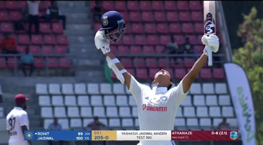 DurgeshsMertiya's tweet photo. @rajasthanroyals @ImRo45 @ybj_19 From selling Pani Puri on streets of Mumbai to Scoring 100 on Test Debut
He is a True Inspiration for youngsters.
Great start of a International Career Yashasvi Jaiswal 

Ye jalwa 🔥 barkarar rahe...@ybj_19

#INDvsWI #YashasviJaiswal https://t.co/9FyynEbKbf