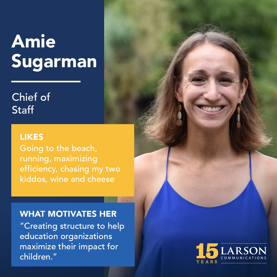 Larson Communications on X: "Please join us in welcoming Amie ...