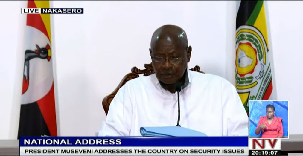 .<a href="/KagutaMuseveni/">Yoweri K Museveni</a>: Those who panic like this Monitor paper, causing fear among the people. Yes, there is a problem because we are near DR Congo, but we are now on standby- we have police and LDU. How can you say the situation is out of hand? Unless you’re an evil person or you’re