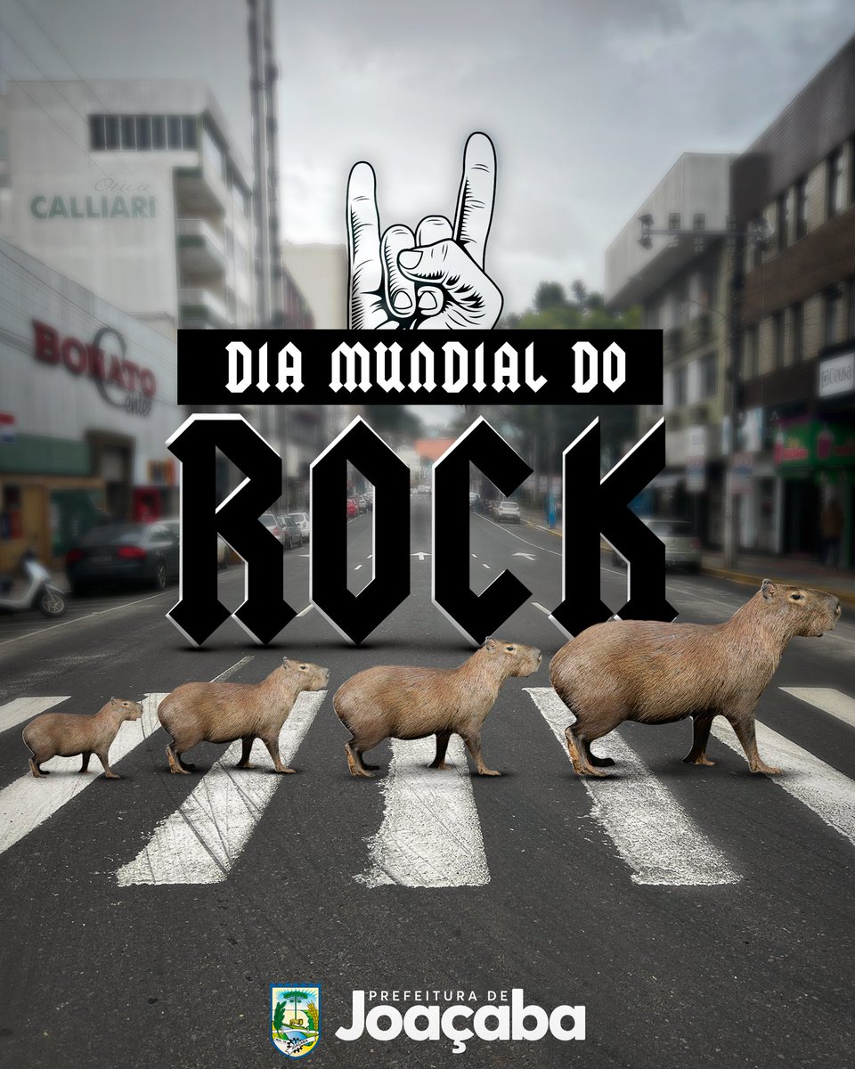 PrefJBA's tweet image. Direto de Liverpool pra Joaçaba, galera! 🤘

Feliz Dia do Rock 🎸 

#PrefeituraDeJoaçaba #Joaçaba #DiadoRock #RockAndRoll