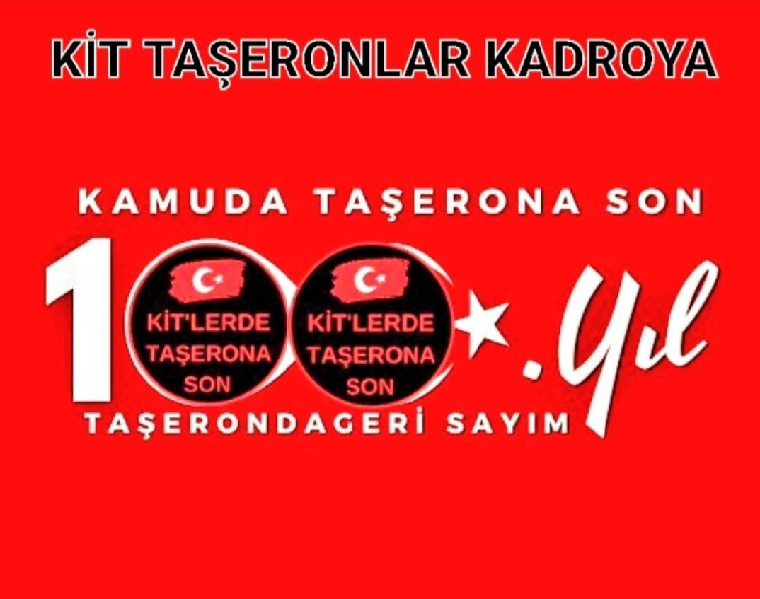 <a href="/VolkanTekin25/">νσℓкαη тєкι̇η</a> #KitTaşeronTorbadaOlsun
Eşit iş eşit ücret kitlere kadro