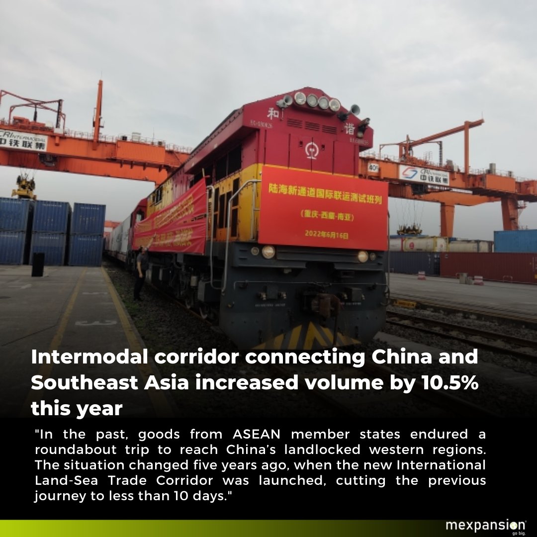 MexpansionGoBig's tweet photo. Read about the impact of unlocking trade routes of the intermodal corridor: From China to Southeast Asia.  

https://t.co/tkJf5dxQxe

#IntermodalCorridor #Trade #China #Asia https://t.co/cVABddWAXP