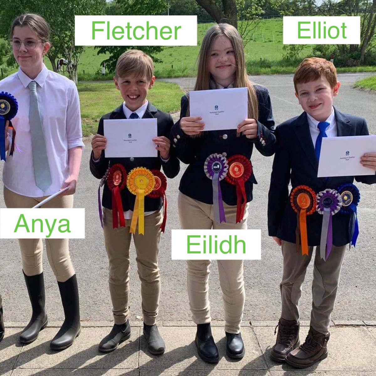 Muirfield Riding Therapy (@rtmuirfield) on Twitter photo Our Fab Four, riders Anya, Eilidh, Elliot and Fletcher, are off to take part in the worldās largest disability equestrian event, <a href="/RDAnational/">Riding for the Disabled Association (RDA)</a> Championships!
WATCH THE ACTION, live, Fri 14 - Sun 16 July:
ā
m.youtube.com/@RDANational/sā¦
ā
horseandcountry.tv/live/304441722
#EastLothian Our Fab Four, riders Anya, Eilidh, Elliot and Fletcher, are off to take part in the worldās largest disability equestrian event, <a href="/RDAnational/">Riding for the Disabled Association (RDA)</a> Championships!
WATCH THE ACTION, live, Fri 14 - Sun 16 July:
ā
m.youtube.com/@RDANational/sā¦
ā
horseandcountry.tv/live/304441722
#EastLothian